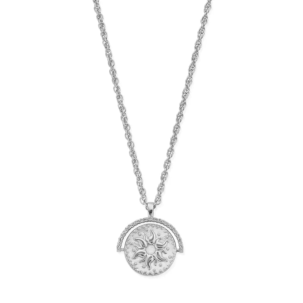 ChloBo Sterling Silver Renewal Spinner Necklace CBO-724 Image 1