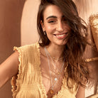 ChloBo Sterling Silver Sky Goddess Citrine Double Point Necklace CBO-140 Image 3