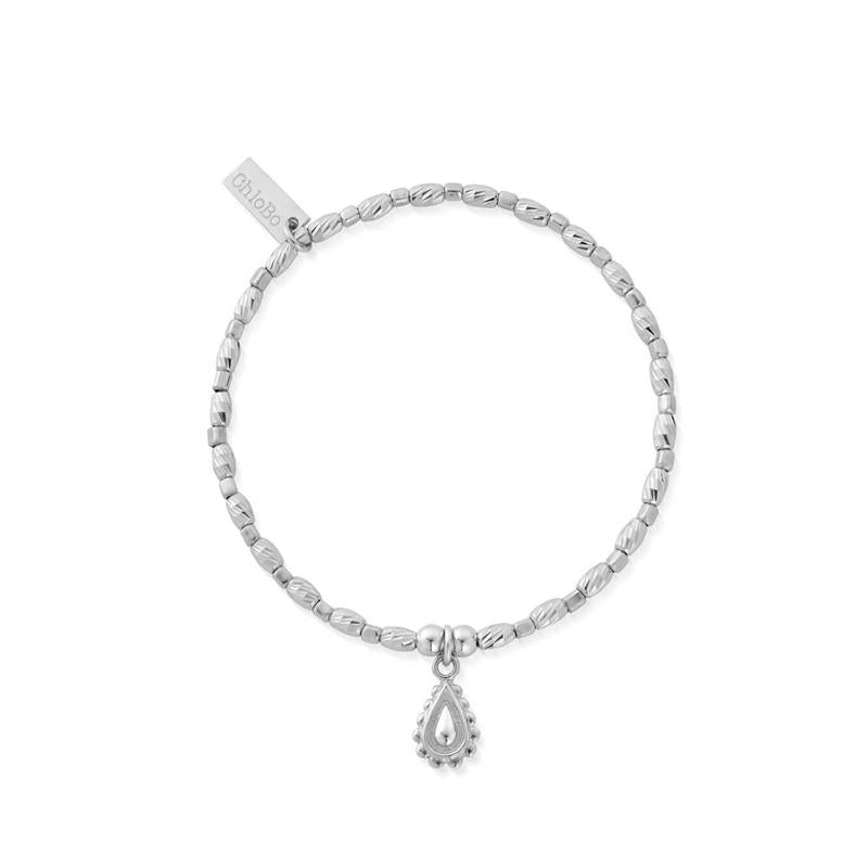 ChloBo Sterling Silver Soul Glow Rain Drop Bracelet CBO-010 Image 1
