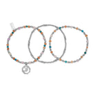 ChloBo Sterling Silver Soul Vibrations Set of 3 Rings CBO-533 Image 1
