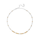ChloBo Sterling Silver Soulful Rays Citrine Choker Necklace CBO-145 Image 1