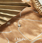 ChloBo Sterling Silver Sparkle Star Stud Earrings CBO-091 Image 2