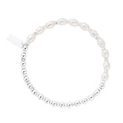 ChloBo Sterling Silver Story Of Love Pearl Bracelet CBO-244 Image 1