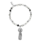 Chlobo Sterling Silver Tassel Of Joy Black Rutilated Quartz Bracelet CBO-649 Image 1