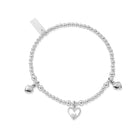 ChloBo Sterling Silver Triple Heart Bracelet CBO-059 Image 1
