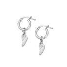 Chlobo Sterling Sliver Divinity Within Small Hoops CBO-703 Image 2