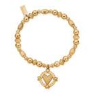 ChloBo Wandering Free Gold Plated Sterling Silver Follow Your Heart Bracelet CBO-387 Image 1