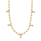 ChloBo Wandering Free Gold Plated Sterling Silver Link Chain Divine Journey Necklace CBO-403 Image 1