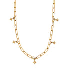 ChloBo Wandering Free Gold Plated Sterling Silver Link Chain Divine Journey Necklace CBO-403 Image 1