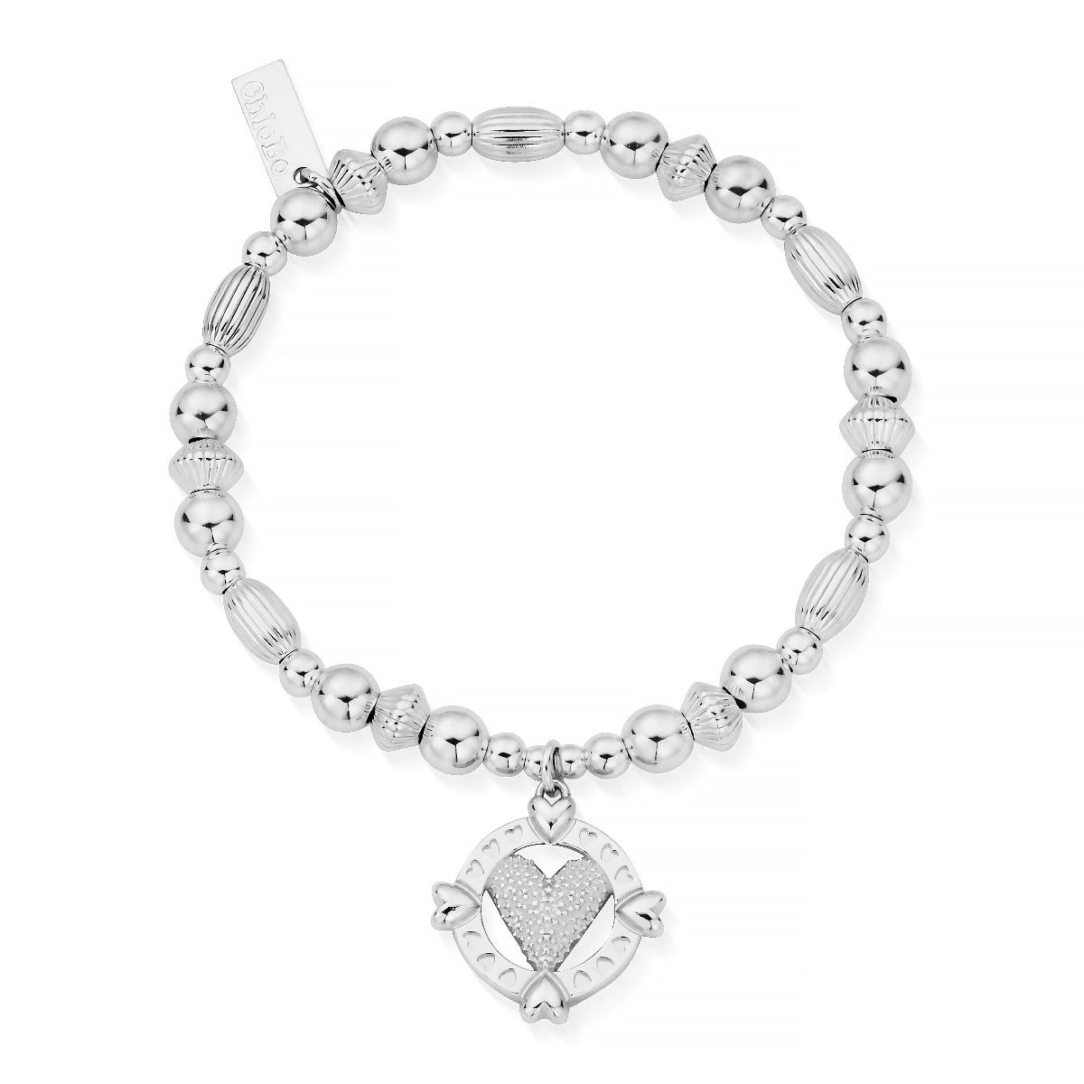 ChloBo Wandering Free Sterling Silver Follow Your Heart Bracelet CBO-375 Image 1