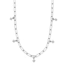 ChloBo Wandering Free Sterling Silver Link Chain Divine Journey Necklace CBO-397 Image 1