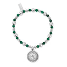 ChloBo Wandering Free Sterling Silver Malachite Bracelet CBO-374 Image 1