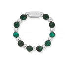 ChloBo Wandering Free Sterling Silver Malachite Protection Ring CBO-415/S Image 1