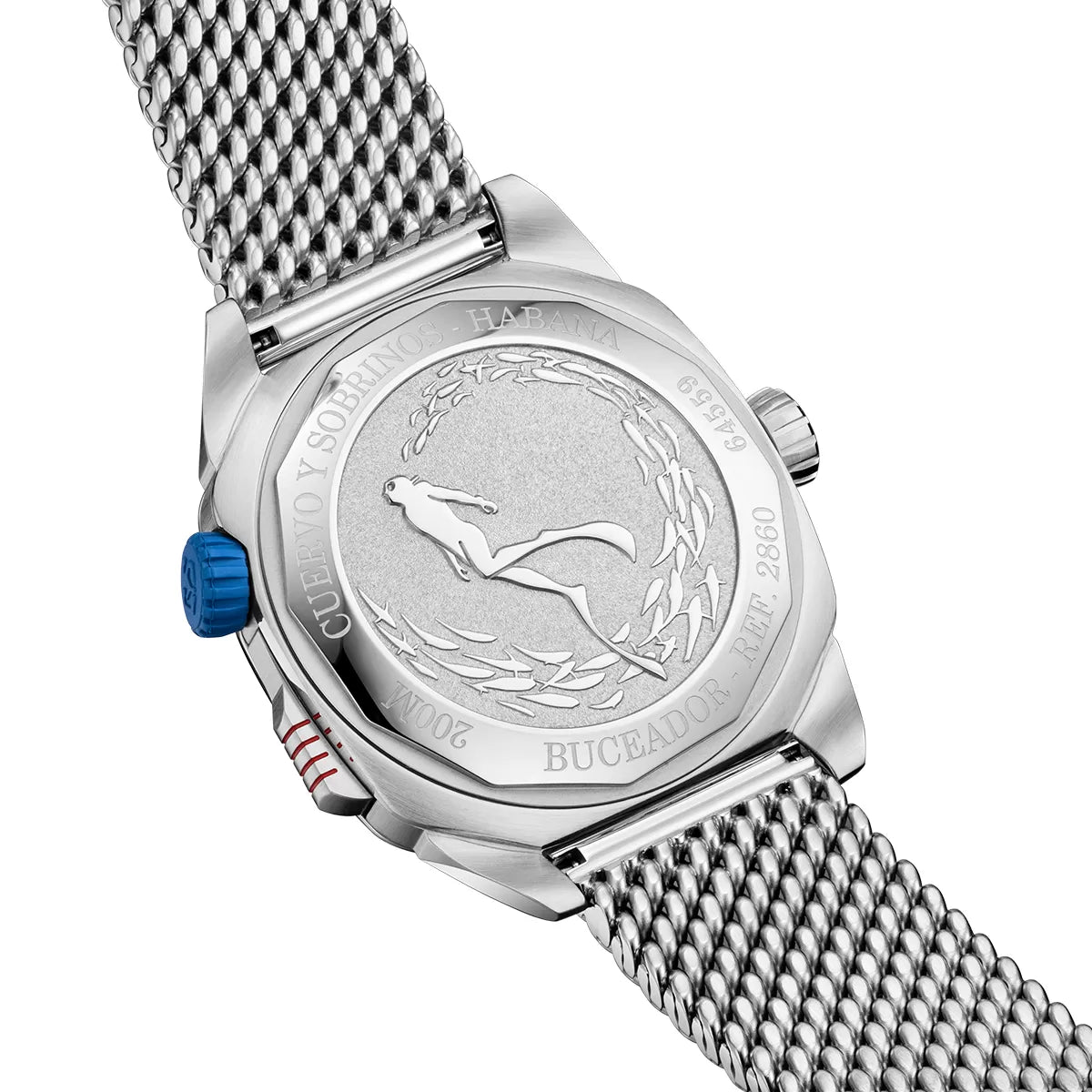 Cuervo y Sobrinos Buceador Caribe Bracelet Watch 2860B.1LB Image 3