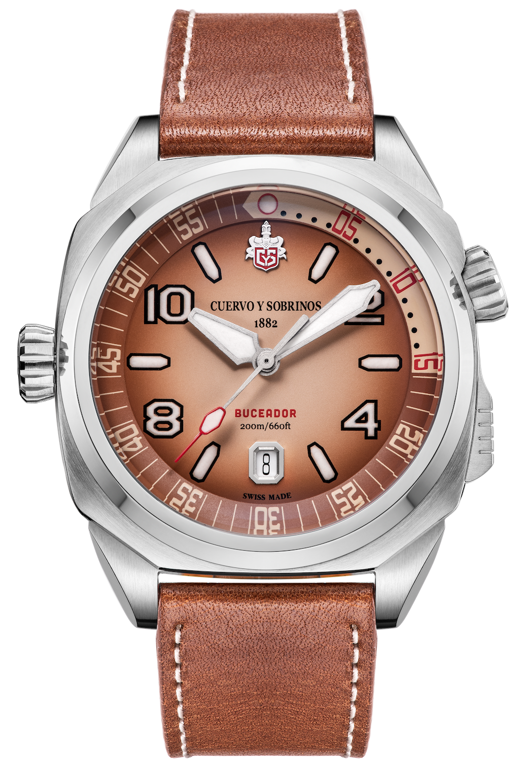 Cuervo y Sobrinos Buceador Caribe Divers Cayo Coco Beach Watch 2860.1AR Image 1