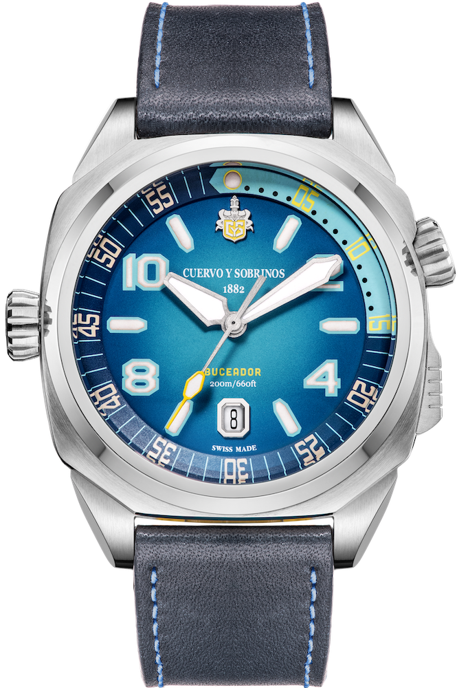 Cuervo y Sobrinos Buceador Caribe Divers Varadero Beach Watch 2860.1AZ Image 2