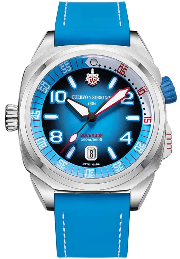 Cuervo y Sobrinos Buceador Caribe Watch 2860.1LB Image 1