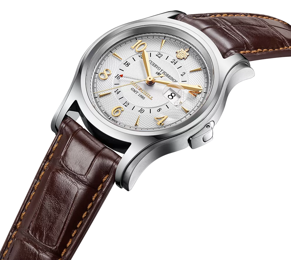 Cuervo y Sobrinos Churchill 1895 GMT Watch 2811.1GMTA Image 3