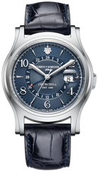 Cuervo y Sobrinos Churchill 1895 GMT Watch 2811.1GMTB Image 1