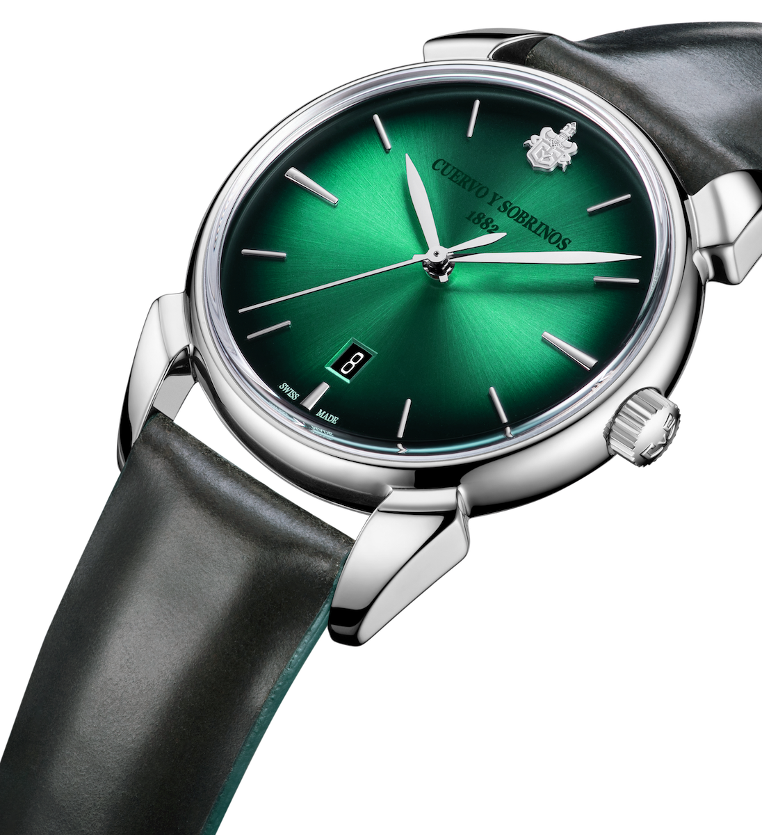 Cuervo y Sobrinos Historiador Asturias Green Watch 3195.1ASV Image 2
