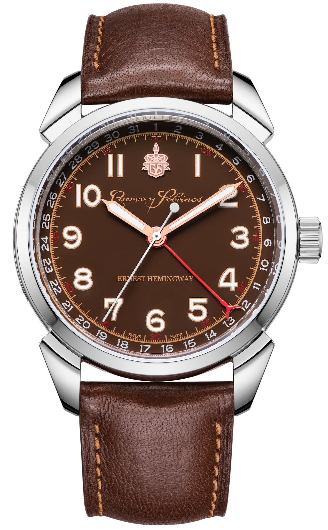 Cuervo y Sobrinos Historiador Hemingway Iconico Limited Edition Watch 3190.1ICB Image 1