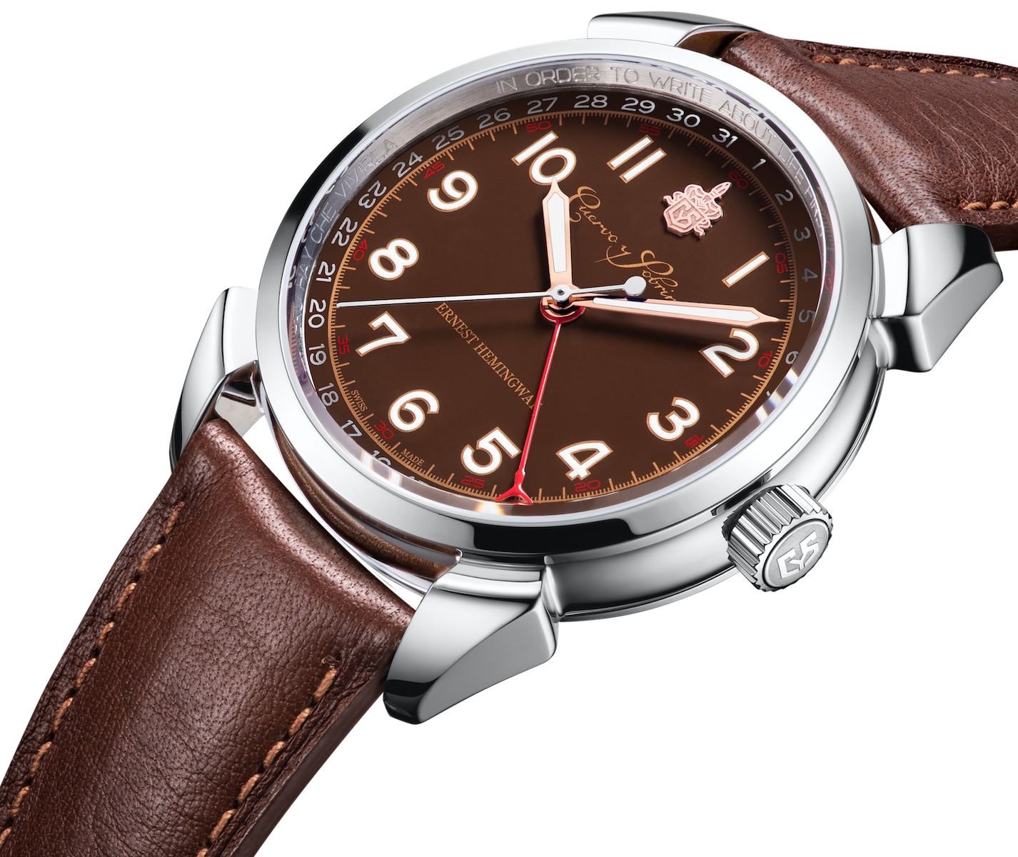 Cuervo y Sobrinos Historiador Hemingway Iconico Limited Edition Watch 3190.1ICB Image 3