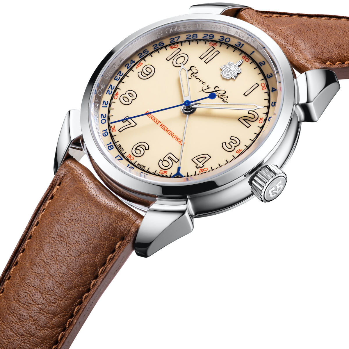 Cuervo y Sobrinos Historiador Hemingway Iconico Limited Edition Watch 3190.1ICC Image 2
