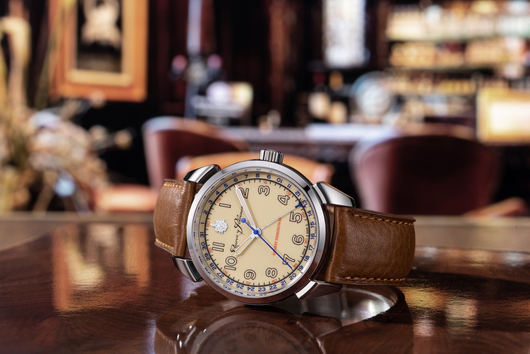 Cuervo y Sobrinos Historiador Hemingway Iconico Limited Edition Watch 3190.1ICC Image 7