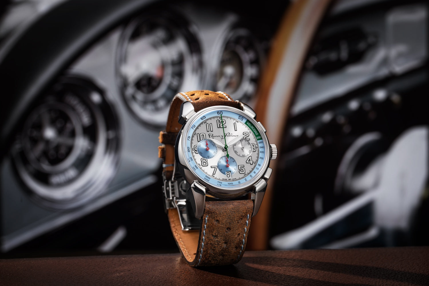 Cuervo y Sobrinos Historiador Nino Farina Limited Edition Watch 3144.1NF Image 6