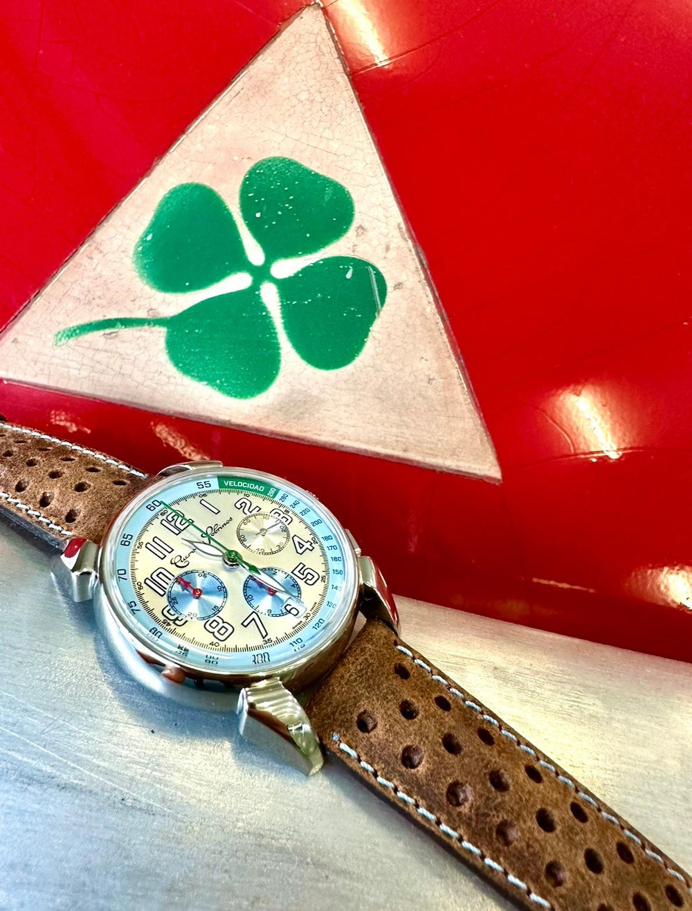 Cuervo y Sobrinos Historiador Nino Farina Limited Edition Watch 3144.1NF Image 8