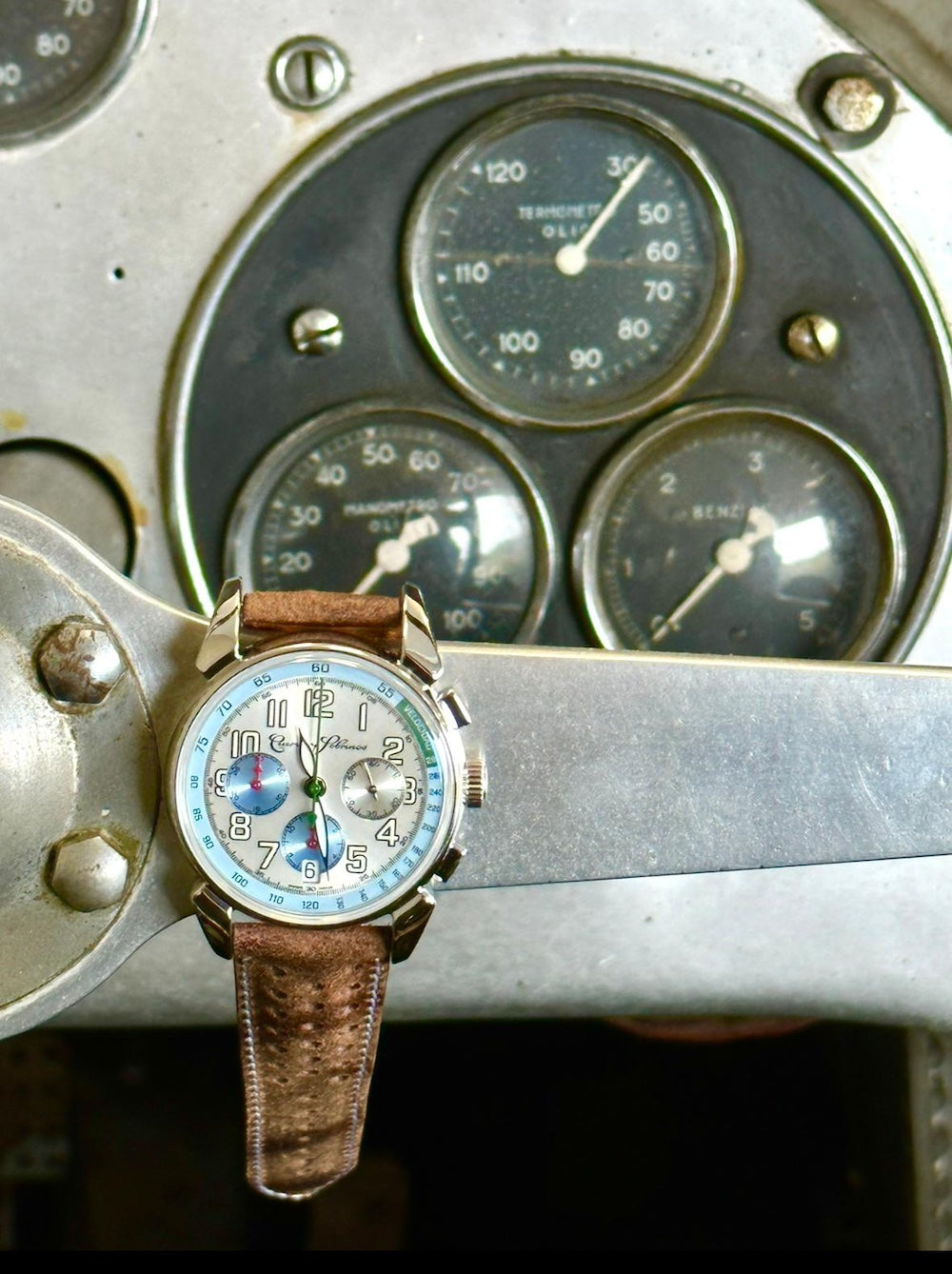 Cuervo y Sobrinos Historiador Nino Farina Limited Edition Watch 3144.1NF Image 9