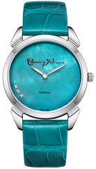 Cuervo y Sobrinos Historiador Primera Dama Turquoise Watch 3113.1LB Image 1
