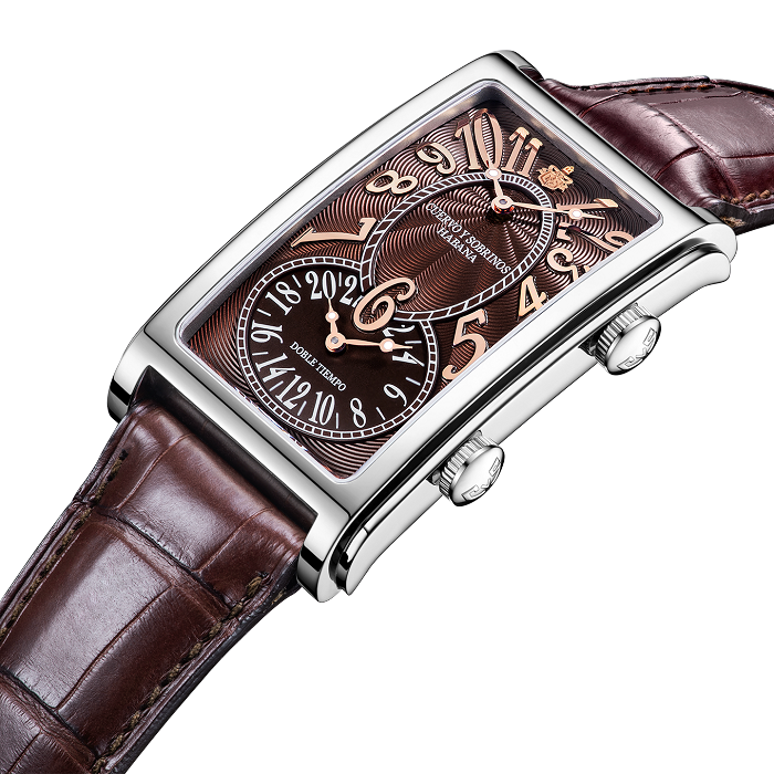 Cuervo y Sobrinos Prominente Doble Tiempo Watch 1112.1TM Image 3