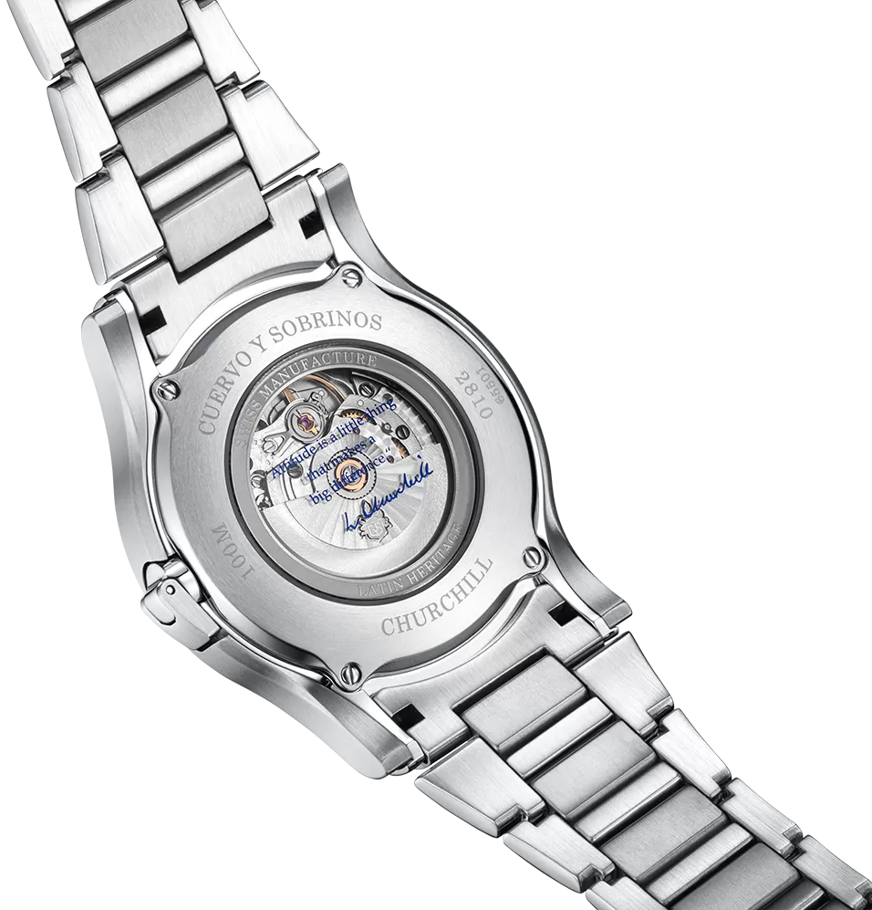 Cuervo y Sobrinos Robusto Churchill Sir Winston Limited Edition Watch 2810B.1SWB Image 4