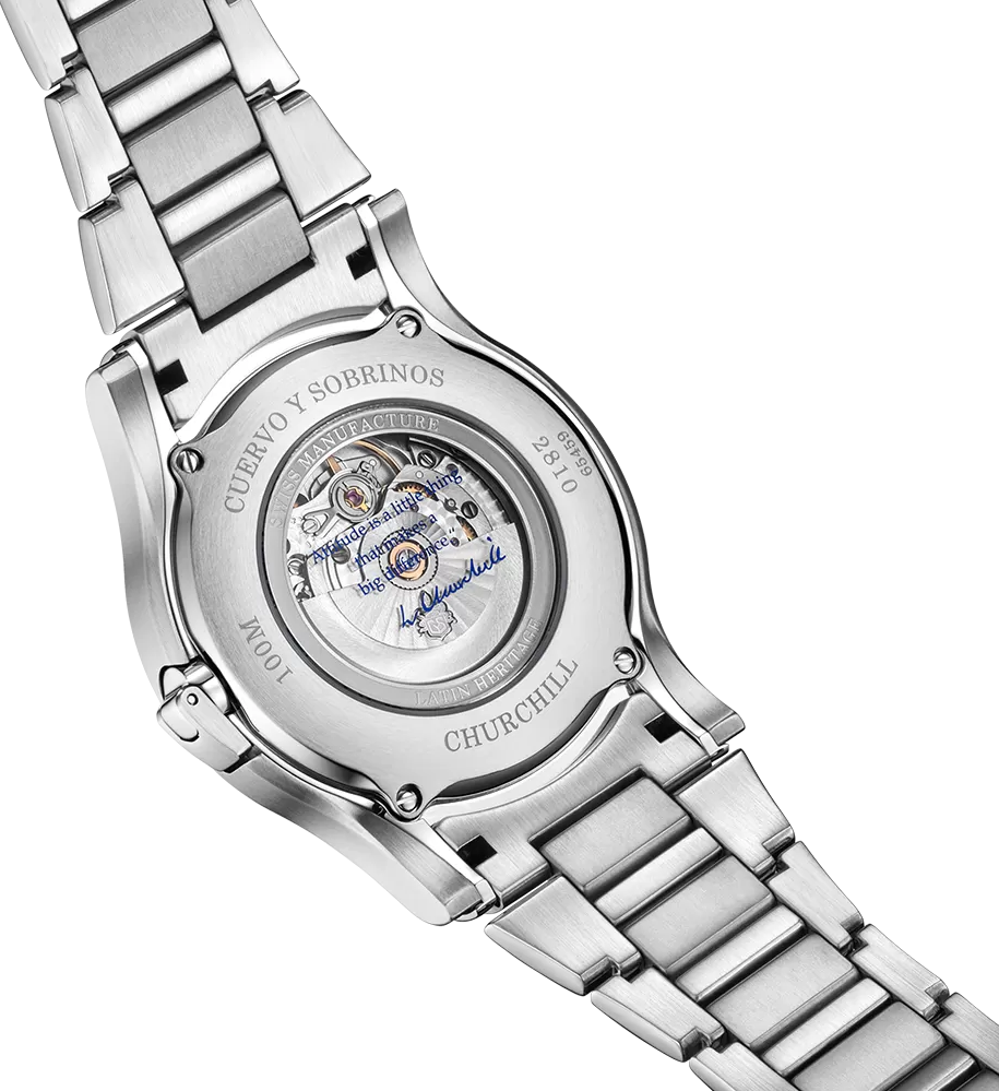Cuervo y Sobrinos Robusto Churchill Sir Winston Limited Edition Watch 2810B.1SWG Image 4