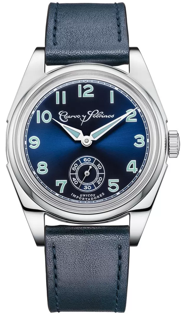 Cuervo y Sobrinos Robusto Sans Souci Blue Watch 3162.1B Image 1