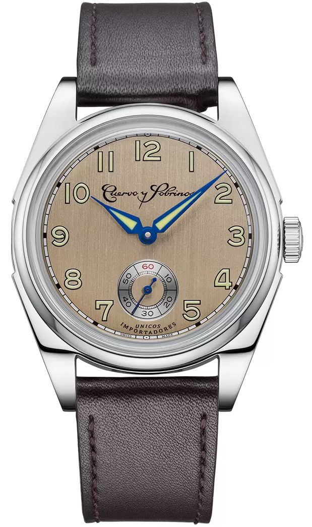 Cuervo y Sobrinos Robusto Sans Souci Champagne Watch 3162.1A Image 1