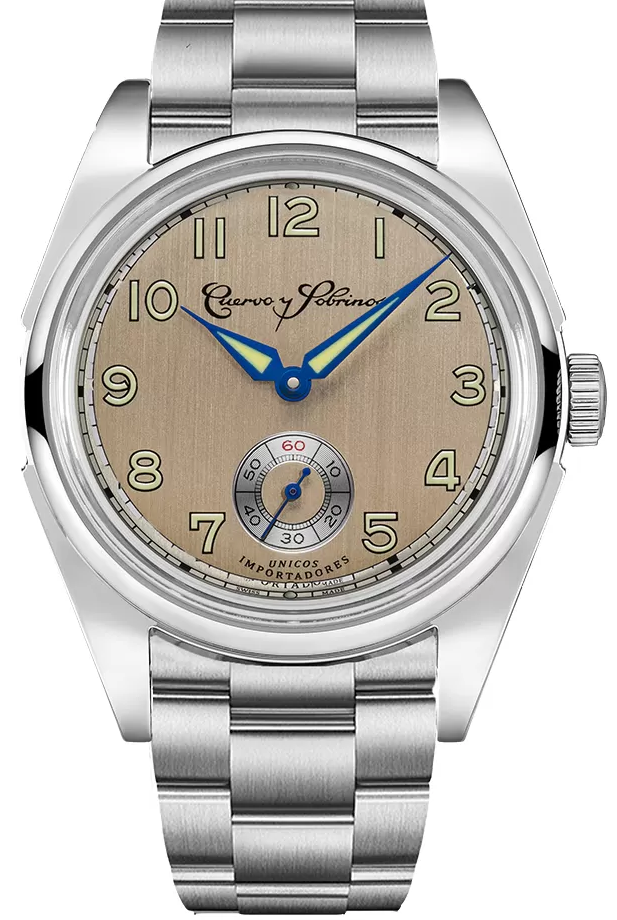 Cuervo y Sobrinos Robusto Sans Souci Champagne Watch 3162B.1A Image 1