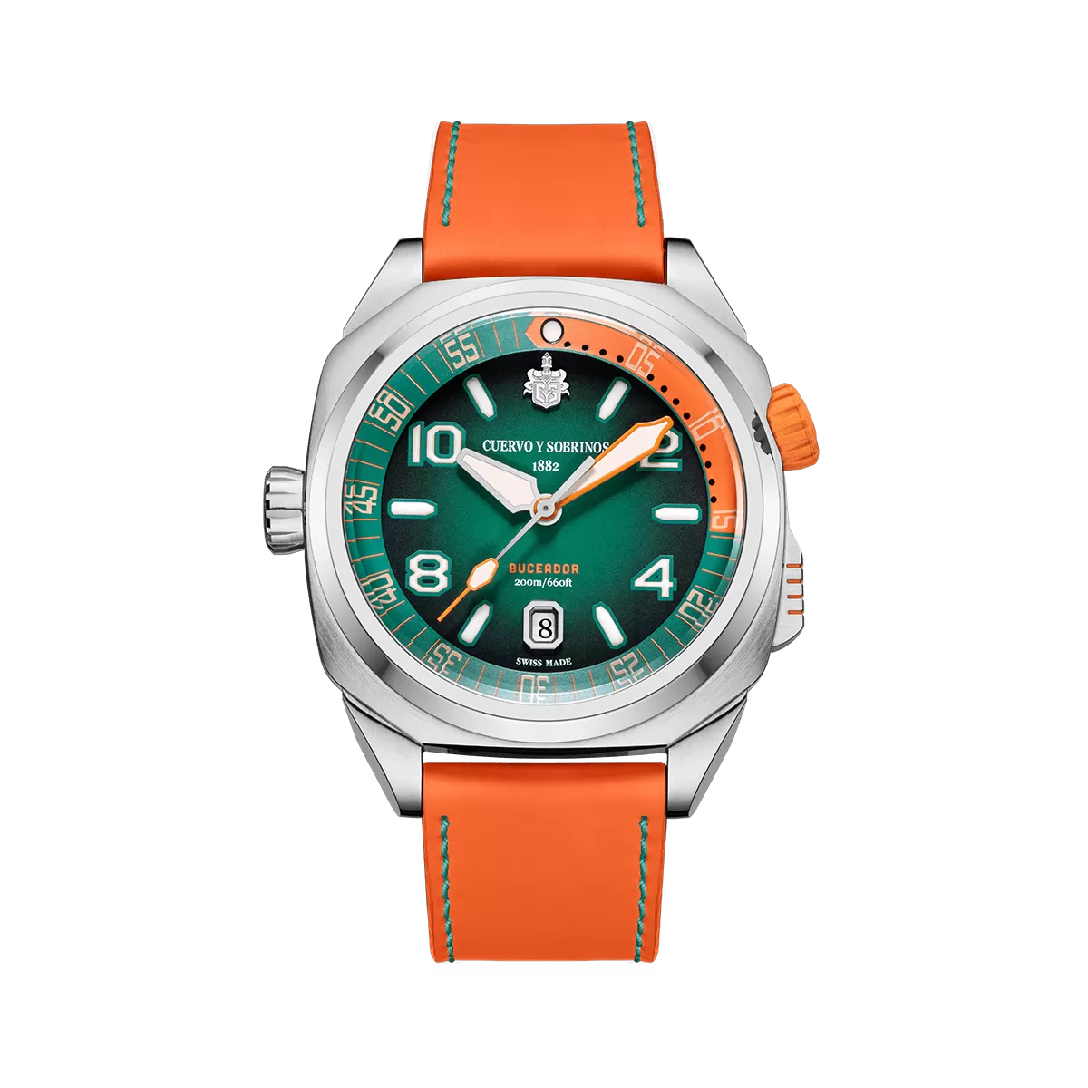 Cuervo y Sobrinos Watch Buceador Caribe Pipin Limited Edition 2860.1P Image 2