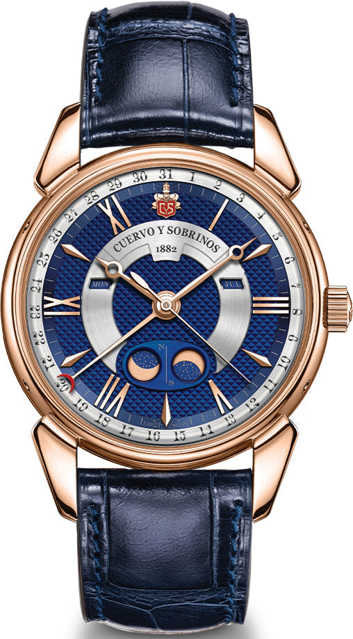 Cuervo y Sobrinos Watch Historiador Doble Luna Limited Edition 3194.9DL Image 1