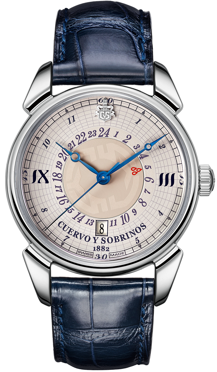 Cuervo y Sobrinos Watch Historiador GMT 3196.1I Image 1