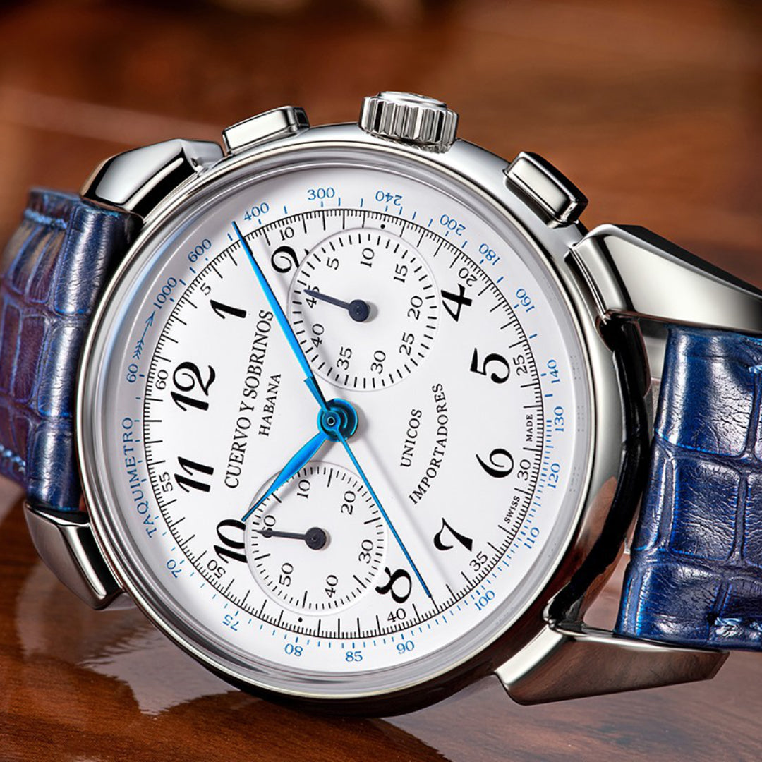 Cuervo y Sobrinos Watch Historiador Landeron Limited Edition D 3146.1W Image 6