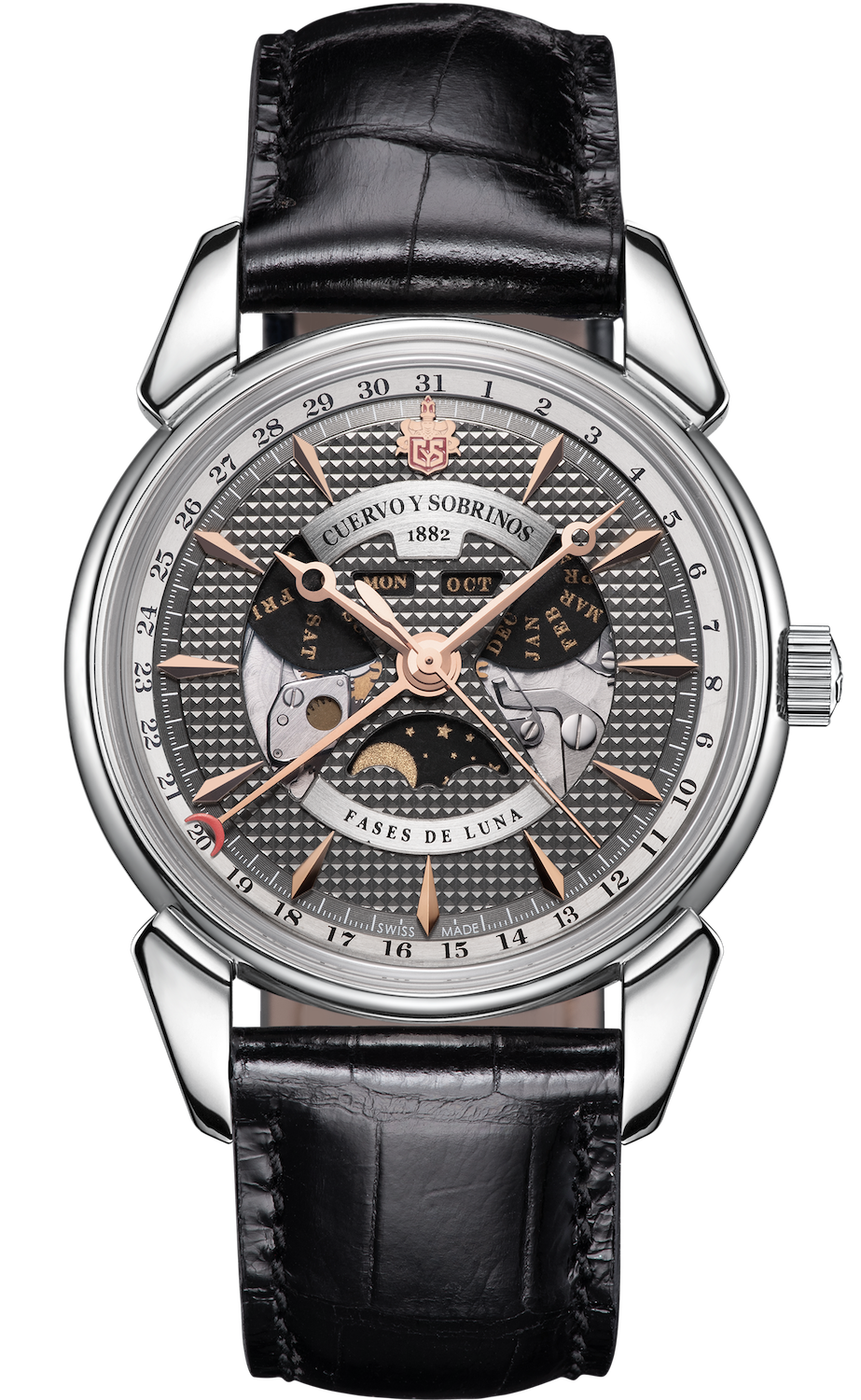 Cuervo y Sobrinos Watch Historiador Luna Negra Limited Edition 3194.1LAS Image 1