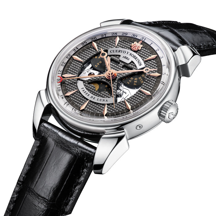 Cuervo y Sobrinos Watch Historiador Luna Negra Limited Edition 3194.1LAS Image 2