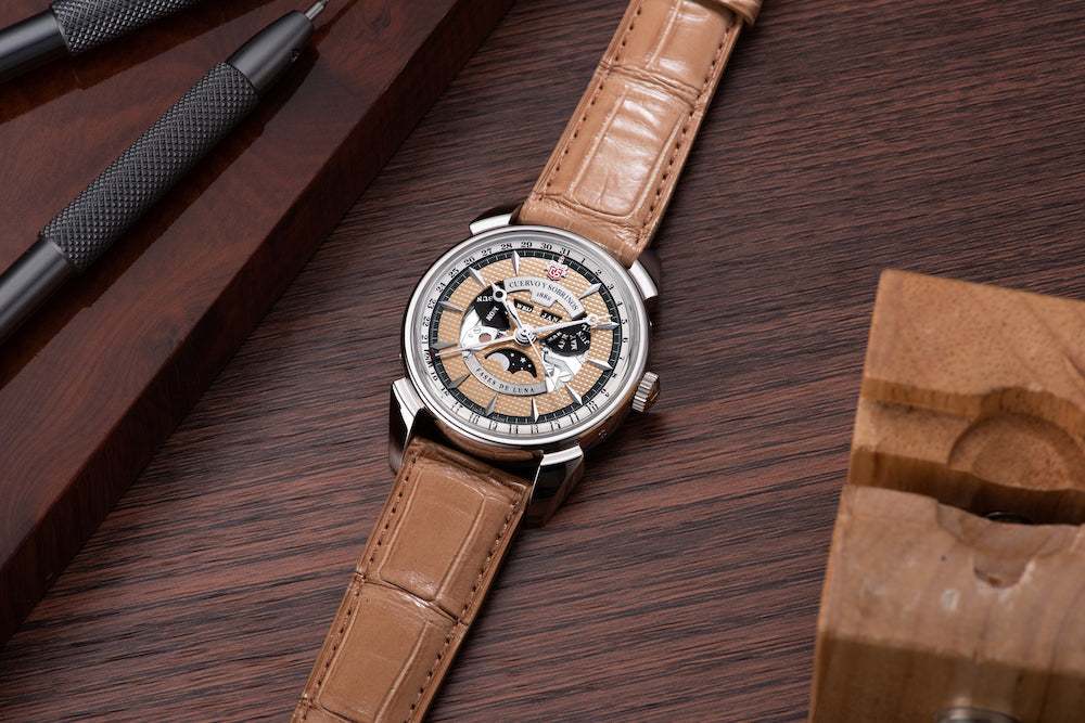 Cuervo y Sobrinos Watch Historiador Luna Negra Limited Edition 3194.1LCHS Image 8