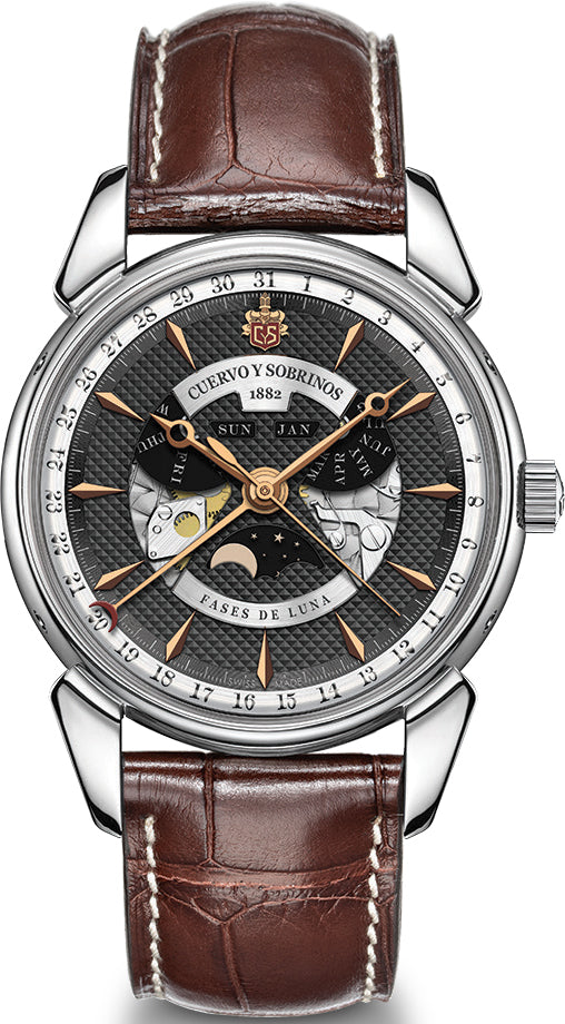 Cuervo y Sobrinos Watch Historiador Luna Negra Limited Edition 3194.1LSA Image 1