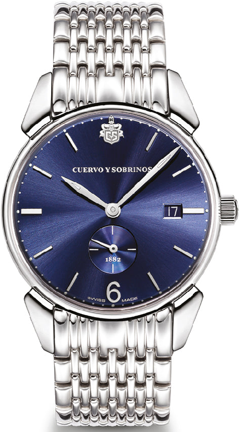 Cuervo y Sobrinos Watch Historiador Pequenos Segundos 3191B.1BS Image 1