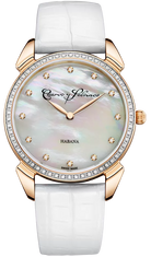 Cuervo y Sobrinos Watch Historiador Primera Dama Gold PVD Diamond White 3113.7W-S1 Image 1