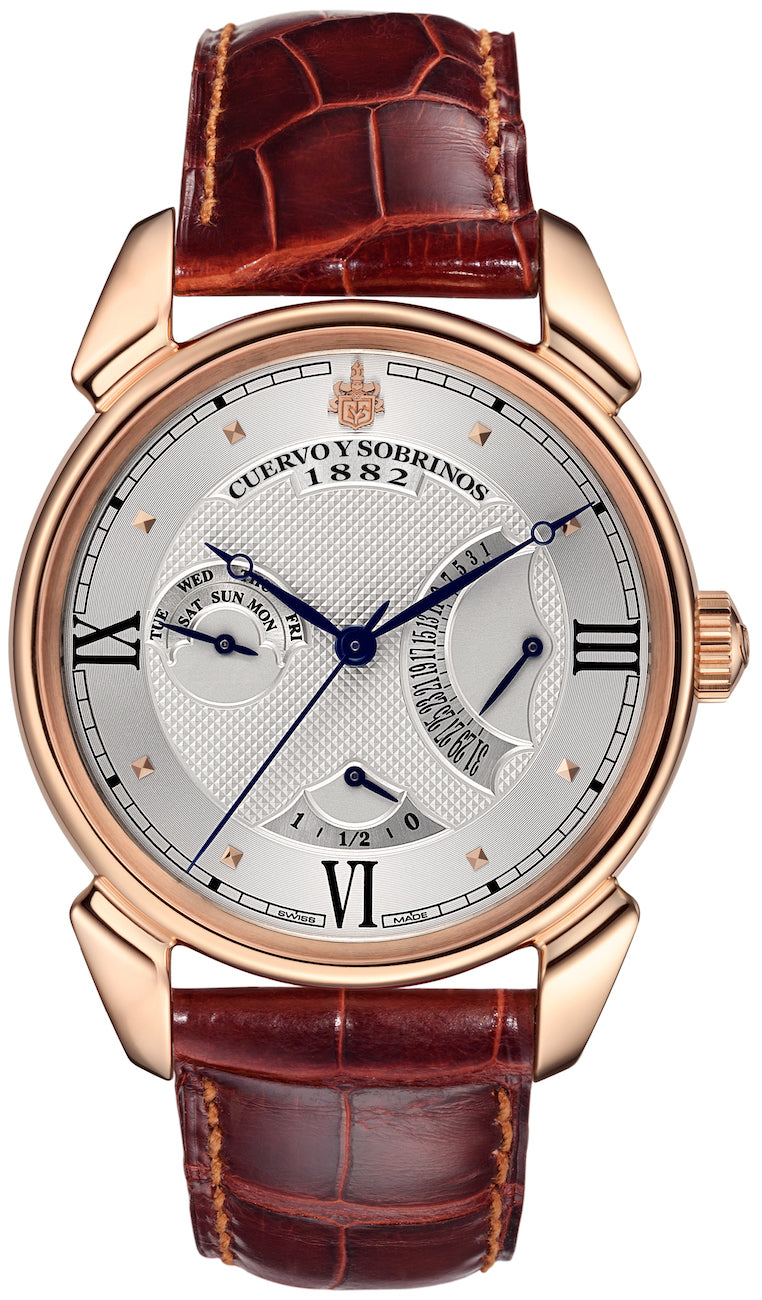 Cuervo y Sobrinos Watch Historiador Retrogrado 3194.9A Image 1