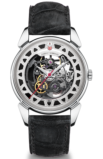 Cuervo y Sobrinos Watch Historiador Squelette 3191.1NSQS Image 1